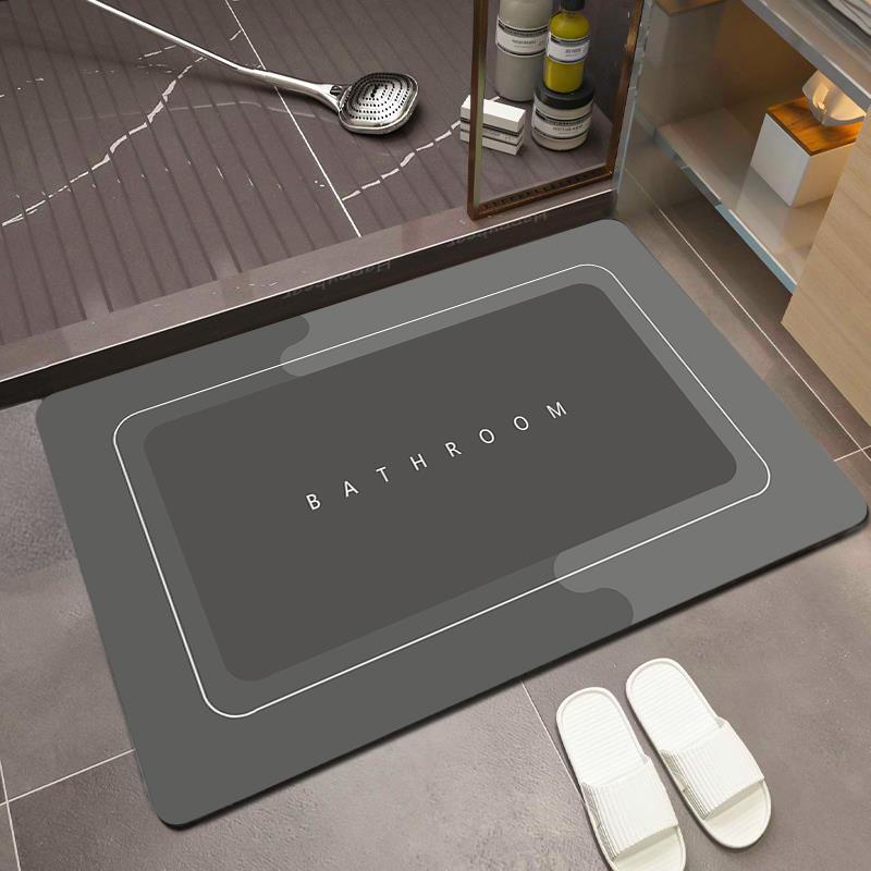 Zara Home Bathroom Mat - Super saugfähige, rutschfeste Badezimmermatte, Toilette, rutschfeste
