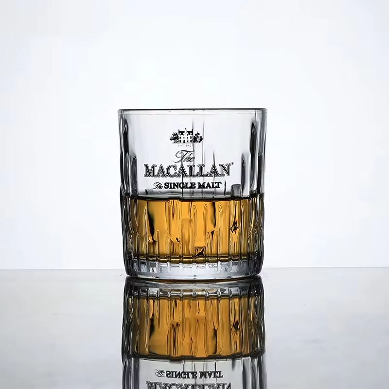 Yamazaki Home Bathroom Storage - Macallan Private Collection Kristall-Whisky-Glas, facettiertes Whisky-Steinglas,
