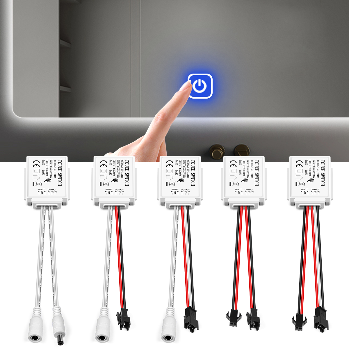 Home Theater Bathroom - HEIßER DC12V-24V Dimmbare Touch Sensor Schalter