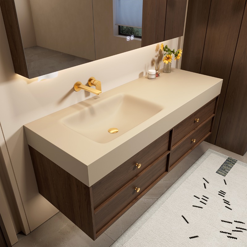 Home Bathroom Partition Wall - Moderne Luxus Badezimmer Schrank Lagerung Organizer