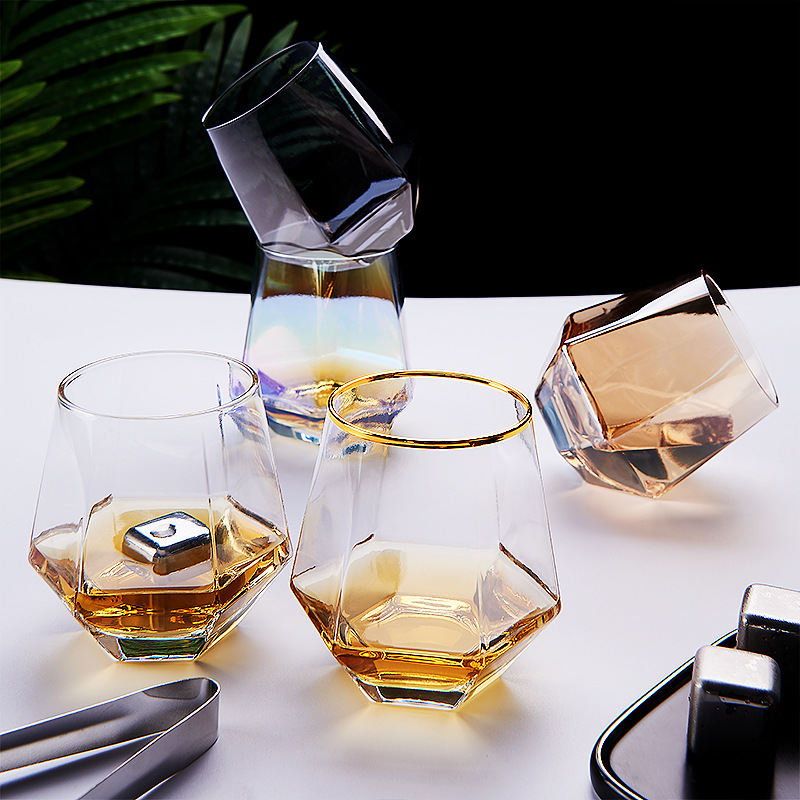 Yamazaki Home Bathroom Storage - 2 stücke/1 stücke Sechseckigen Glas Geschenk