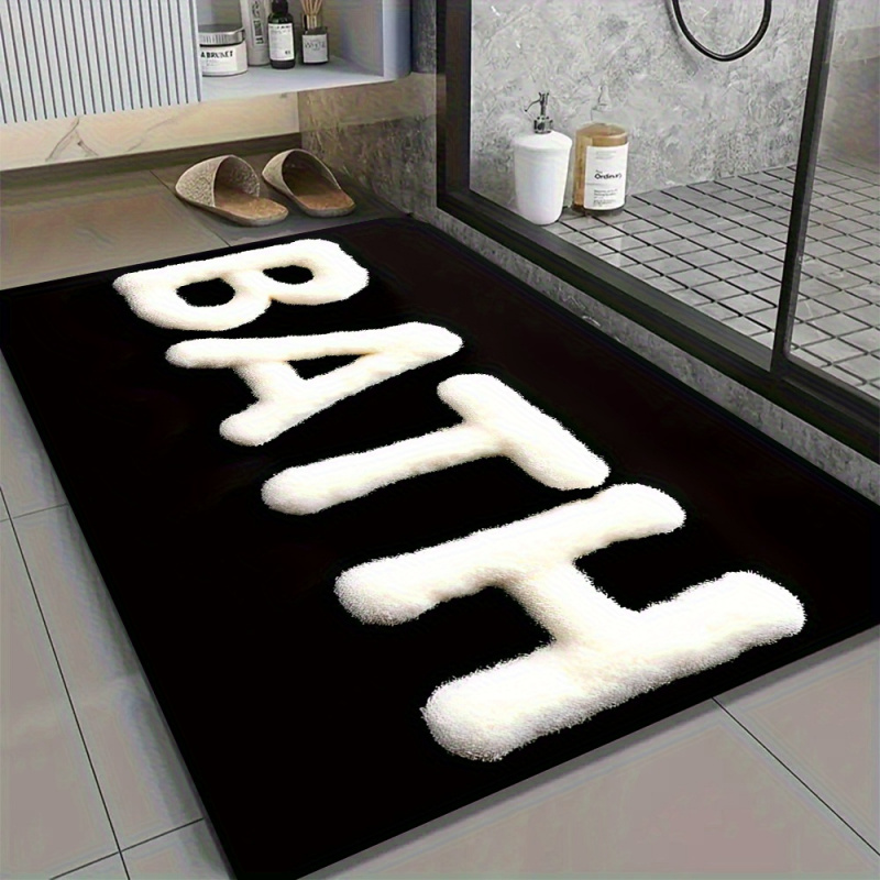 Zara Home Bathroom Mat - VIKAMA Amerikanischer Stil, minimalistischer Teppich für