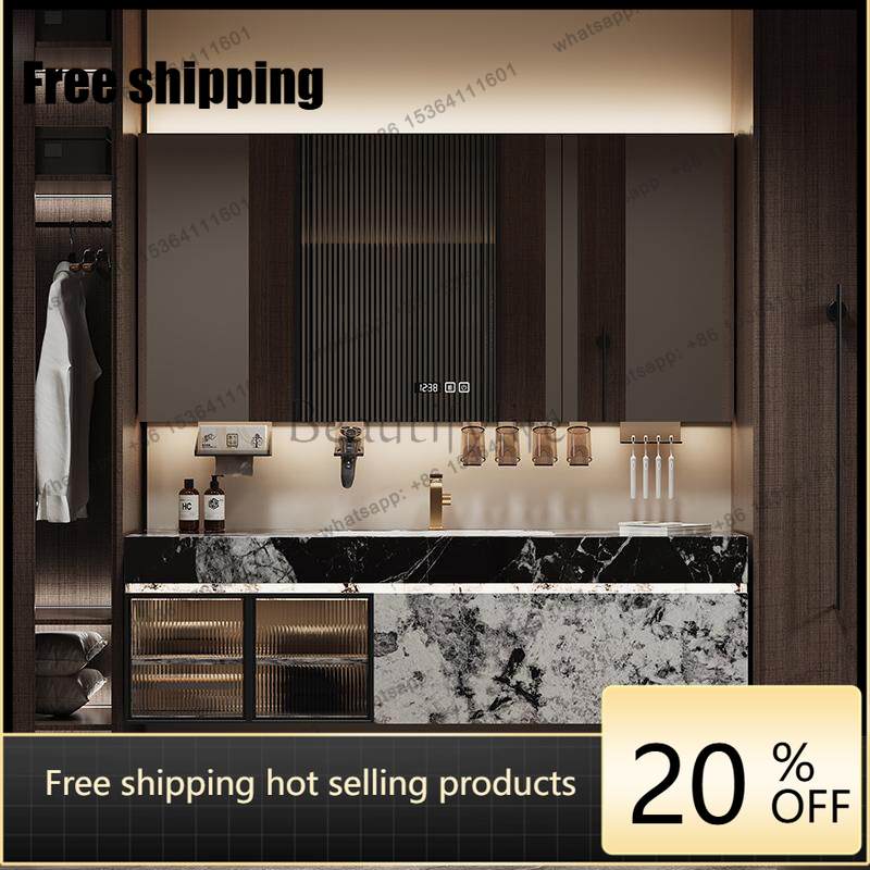 LJY Spiegelorganizer Badezimme – Home Bathroom Partition Wall Bewertung und Preis