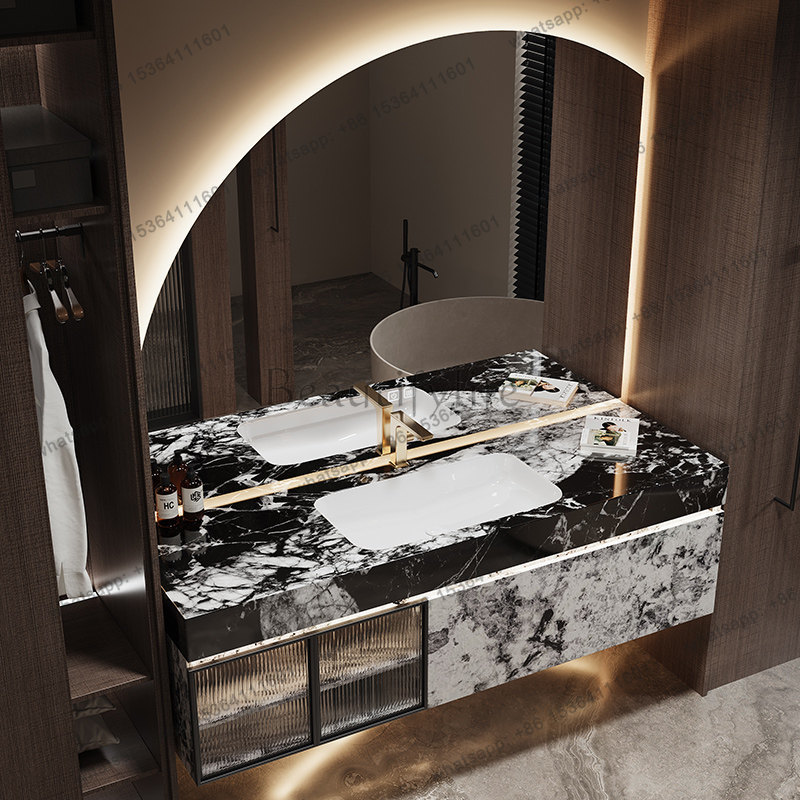 LJY Spiegelorganizer Badezimme – Home Bathroom Partition Wall Bewertung und Preis