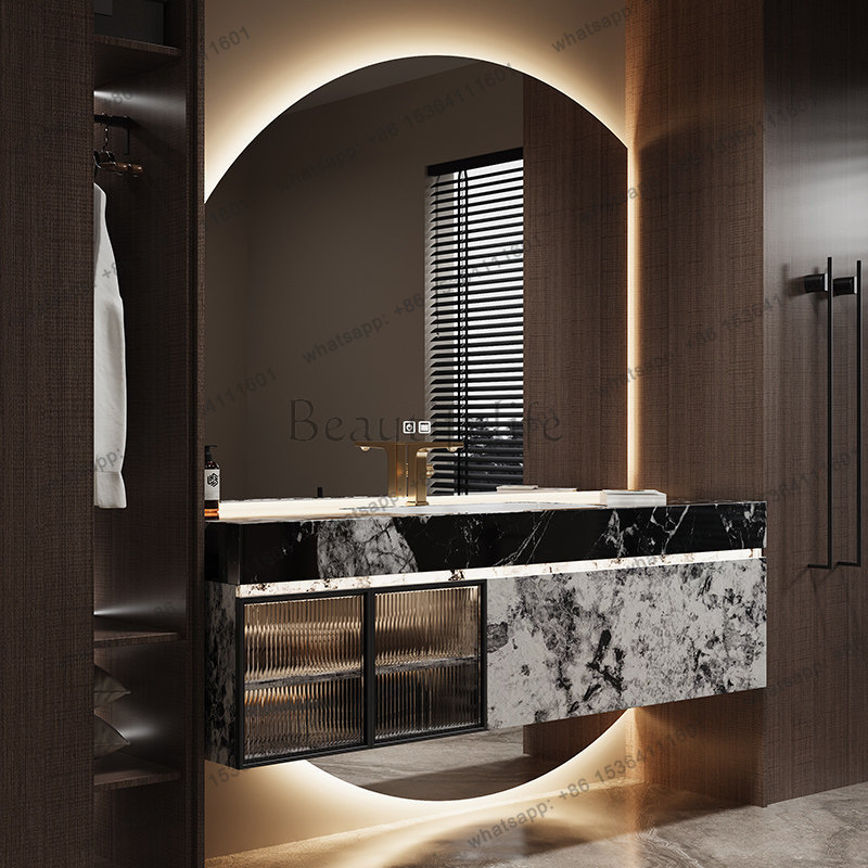 LJY Spiegelorganizer Badezimme – Home Bathroom Partition Wall Bewertung und Preis
