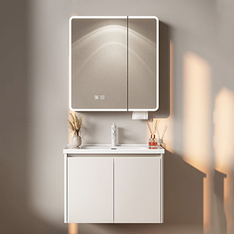 Weißer Luxus-Badezimmerschrank – Home Bathroom Partition Wall Bewertung und Preis