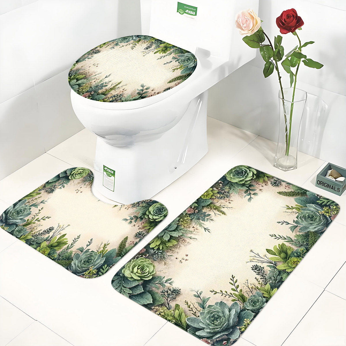 Retro Sukkulenten Badezimmer D – Zara Home Bathroom Mat Bewertung und Preis