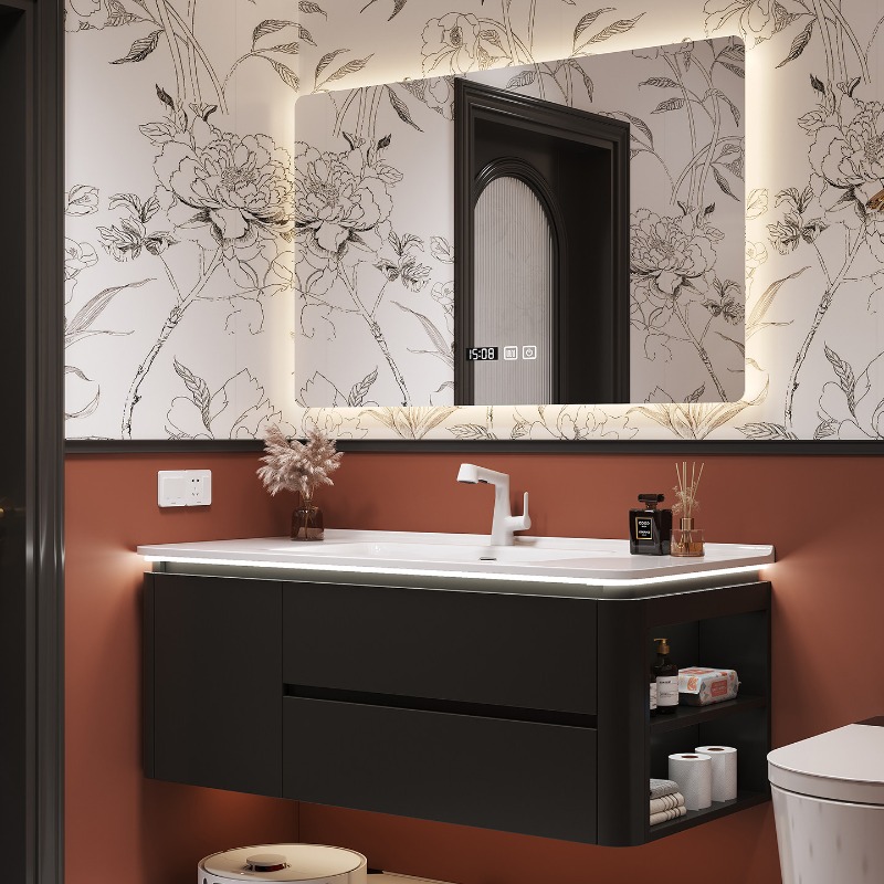 Spiegelschubladen Badezimmersc – Home Bathroom Partition Wall Bewertung und Preis