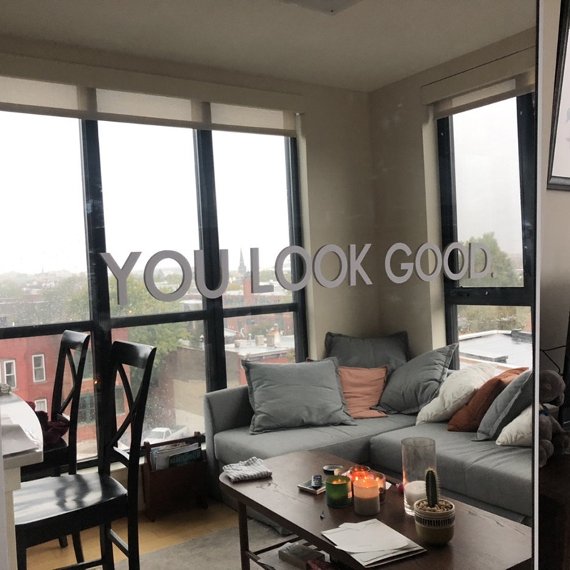 You Look Good Spiegel-Wandaufk – Home Theater Bathroom Bewertung und Preis